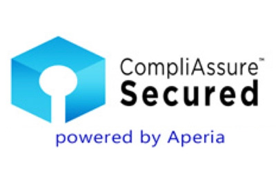 CompliAssure Secured, powered by Aperia — click to verify